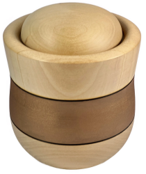 Preview: Tierurne geschwungen Bronze